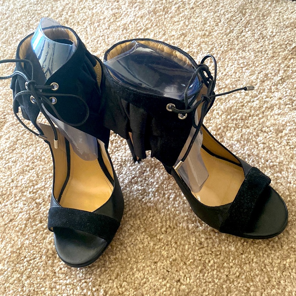 Black high heels. Worn 1 time. Excellent condition. Well made from Italy.